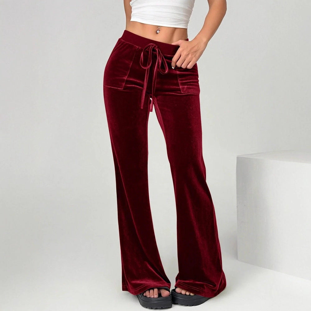 Flared Figure Flattering Casual pants