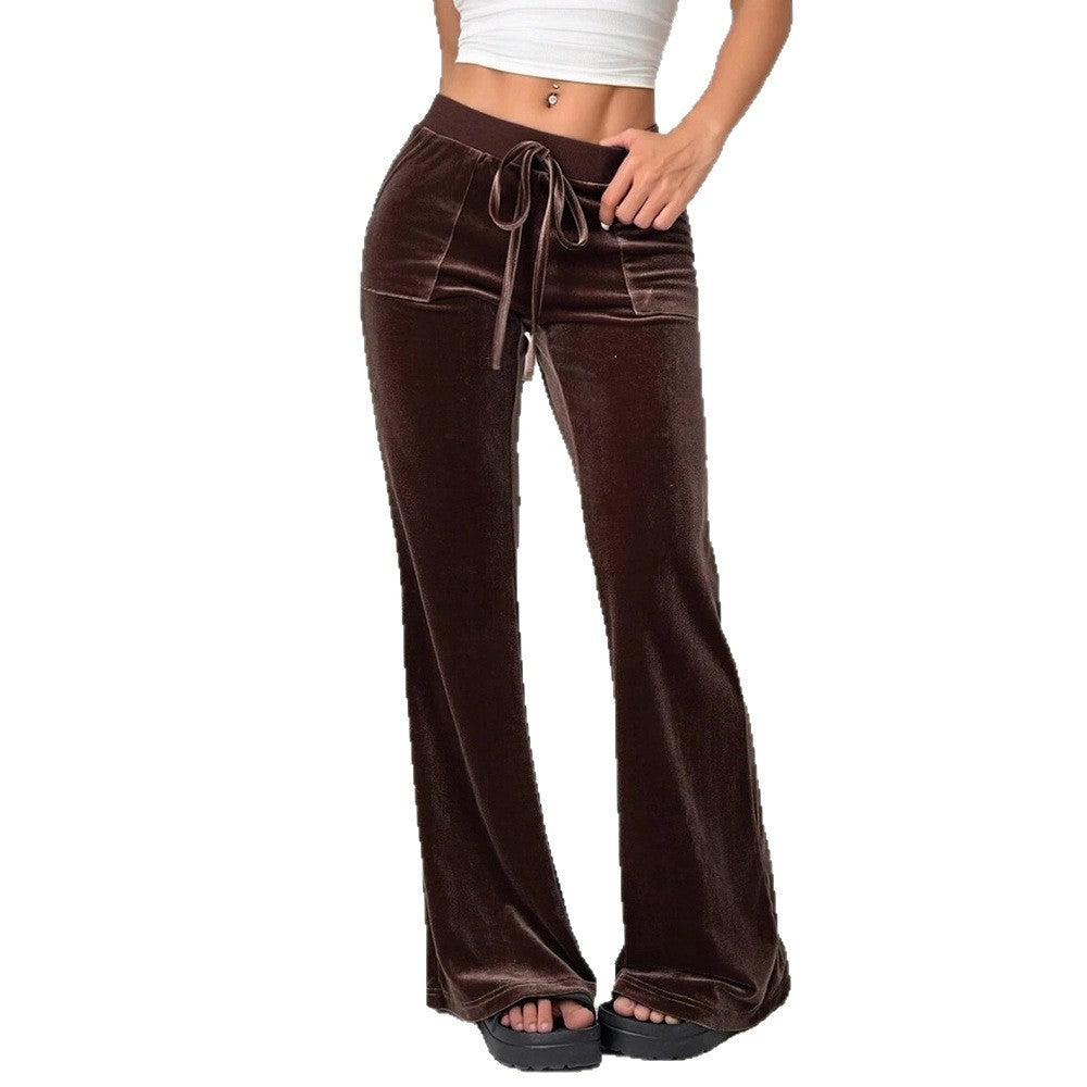 Flared Figure Flattering Casual pants
