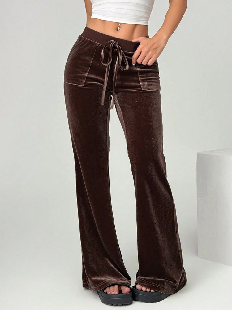 Flared Figure Flattering Casual pants
