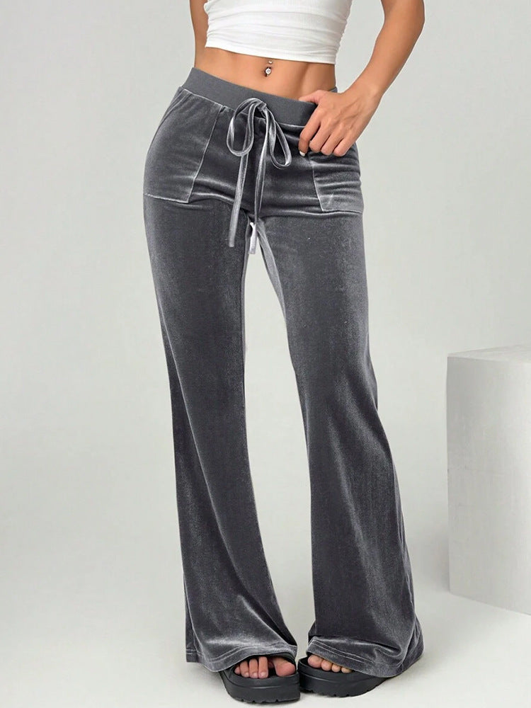 Flared Figure Flattering Casual pants
