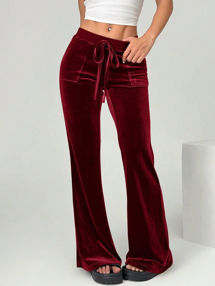 Flared Figure Flattering Casual pants