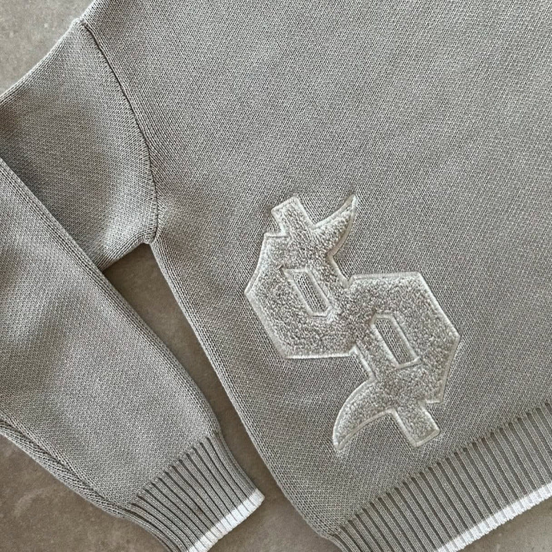 Design Jacquard Loose-fitting sweater