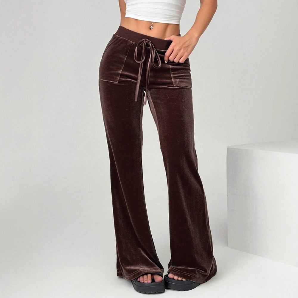 Flared Figure Flattering Casual pants