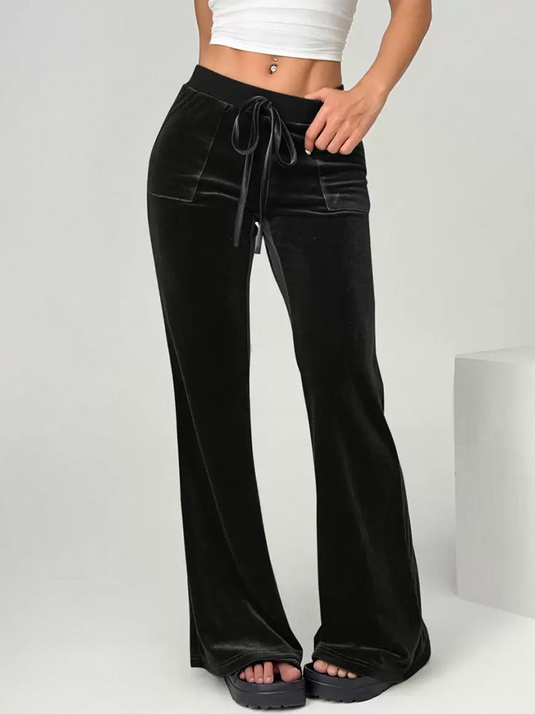 Flared Figure Flattering Casual pants