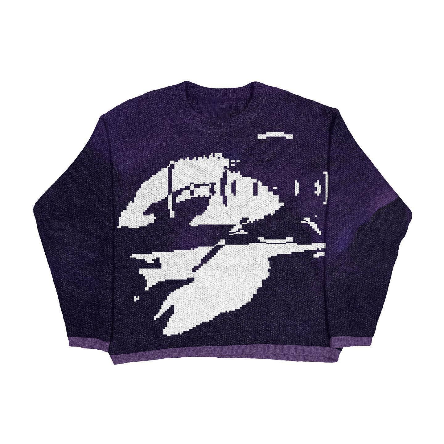 Casual Round Neck Loose Pullover Sweater