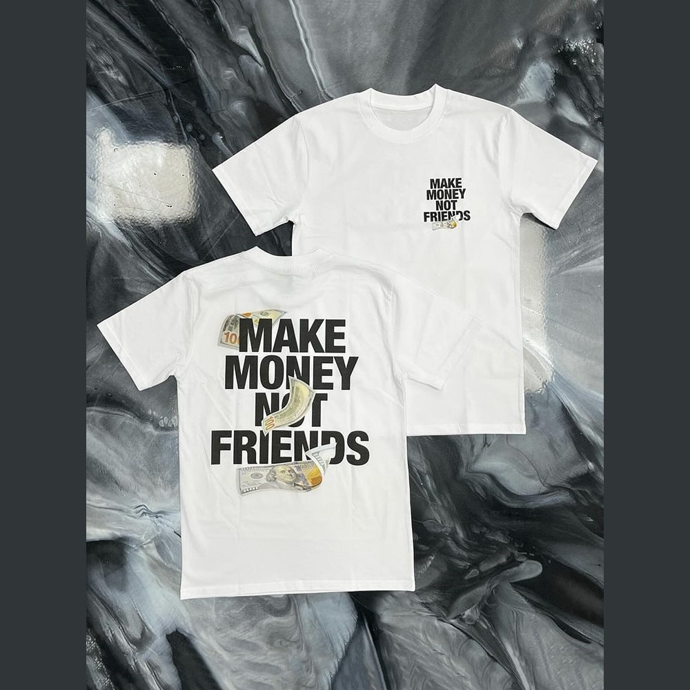 Thin Printed Round Neck Men's Short Sleeve