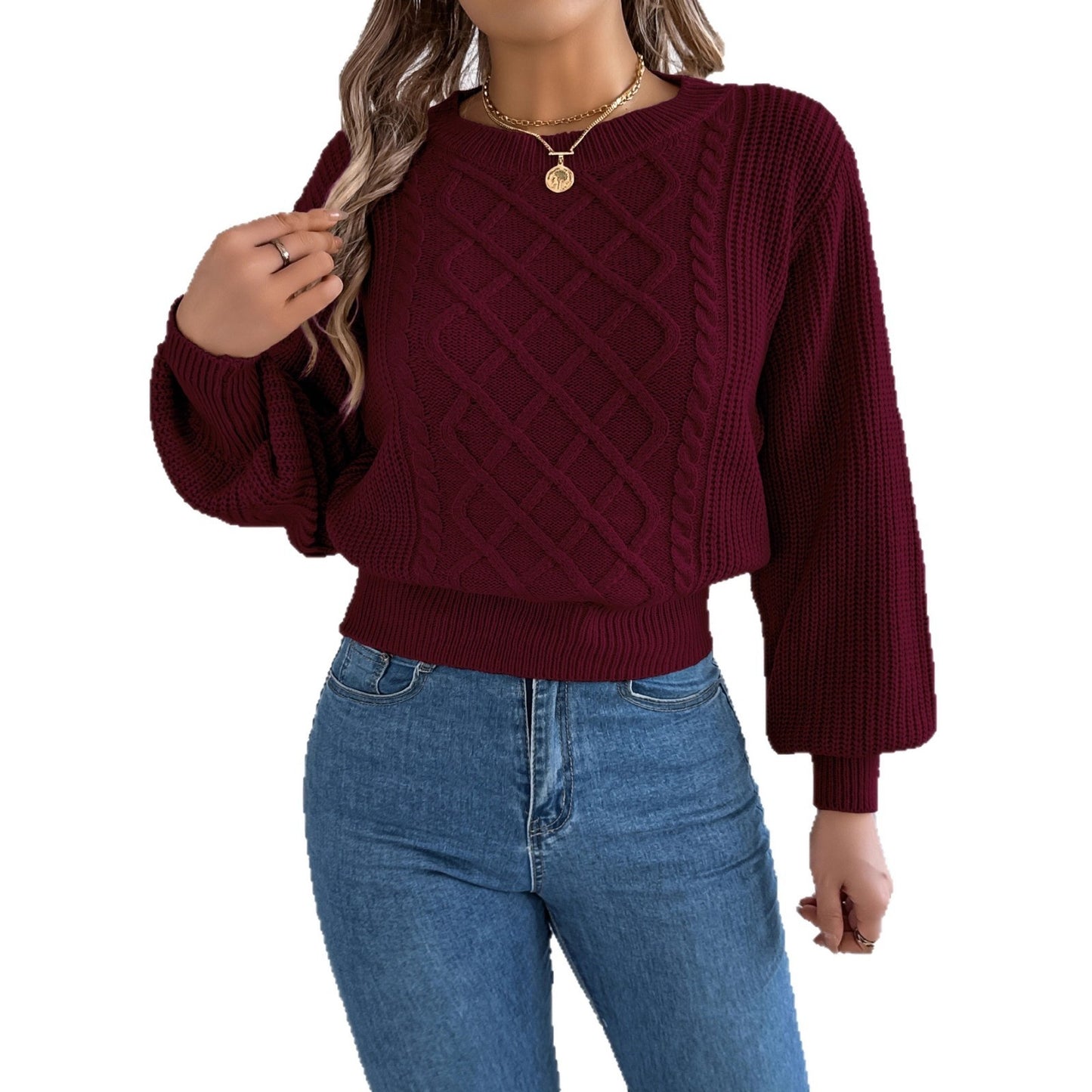 Fitted Waist Sweater