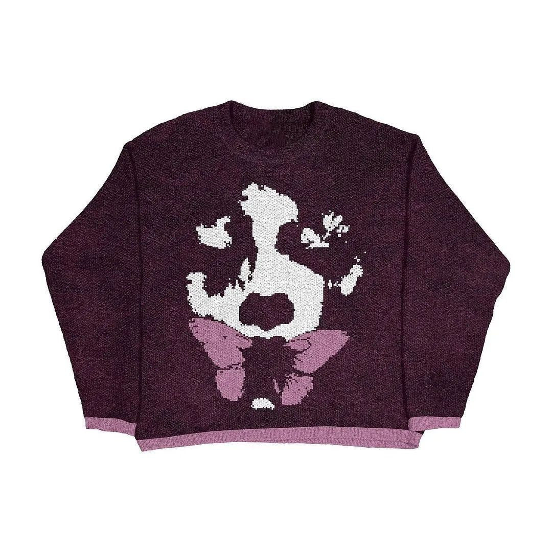 Casual Round Neck Loose Pullover Sweater