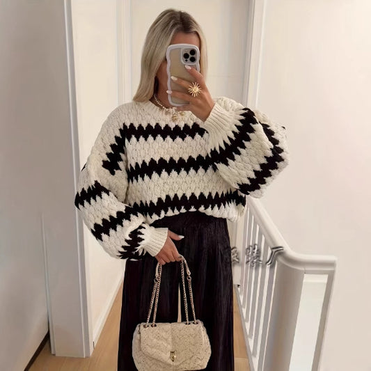 Knitted Pullover Loose Sweater