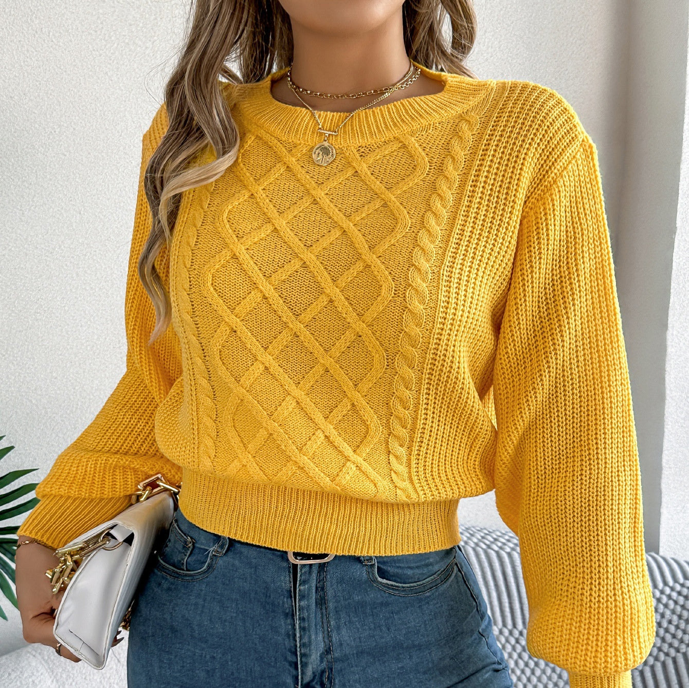 Fitted Waist Sweater