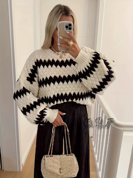 Knitted Pullover Loose Sweater
