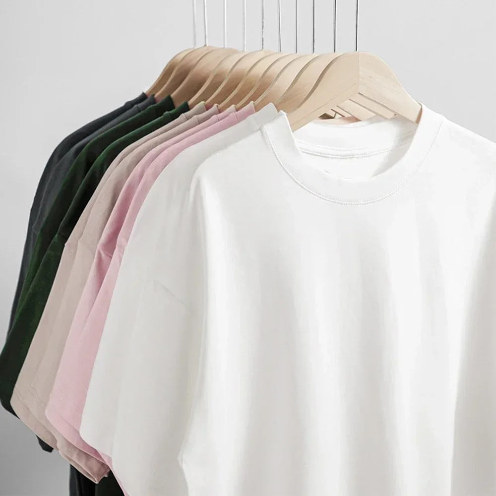 Thin Printed Round Neck Men's Short Sleeve