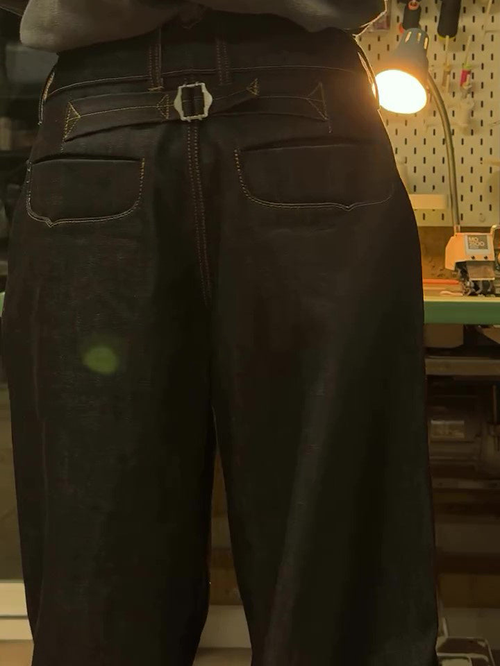 Pocket Wide-Leg Pants