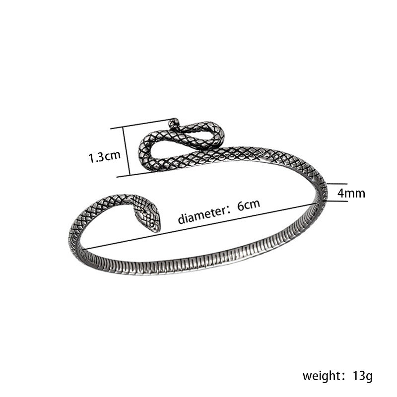 metal serpent Style Bracelet