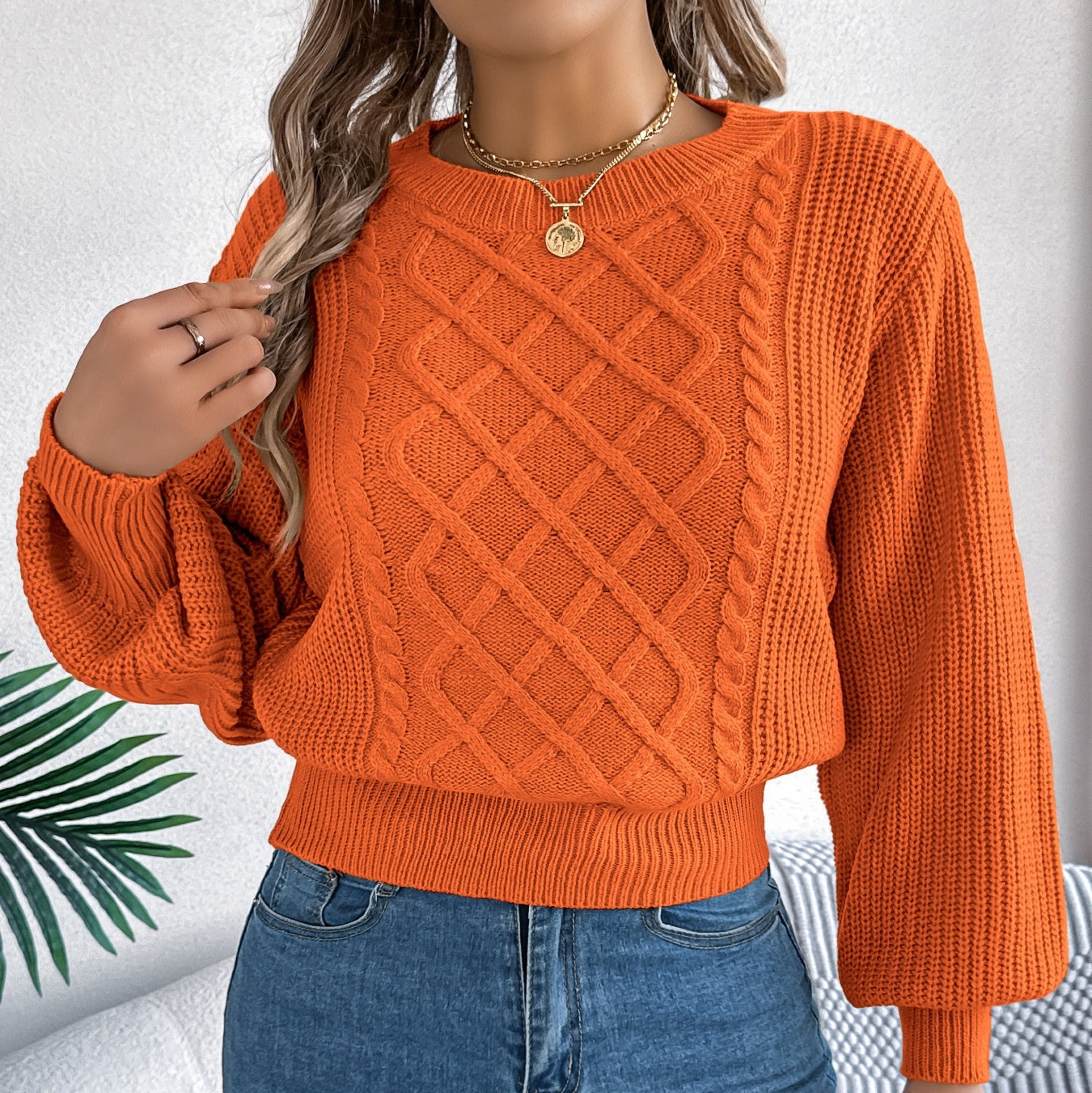 Fitted Waist Sweater