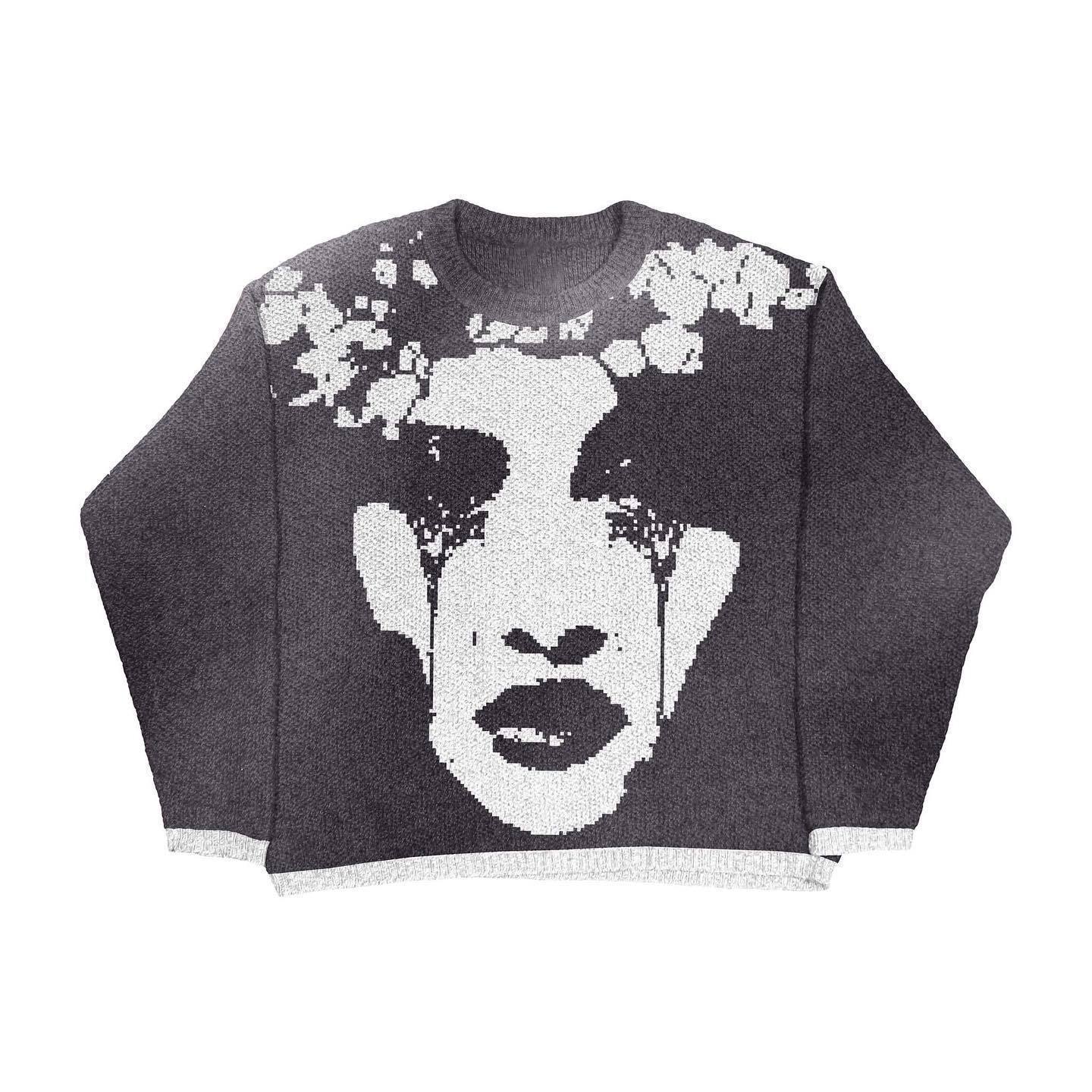 Casual Round Neck Loose Pullover Sweater