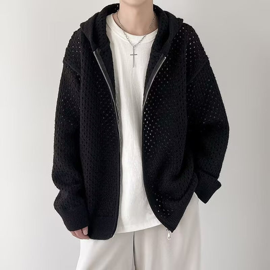 Hooded Casual Breathable  Sweater