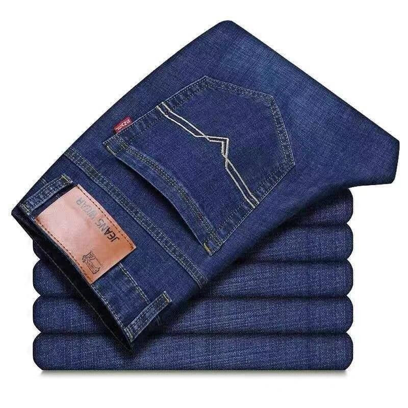 Business Casual straight denim jeans