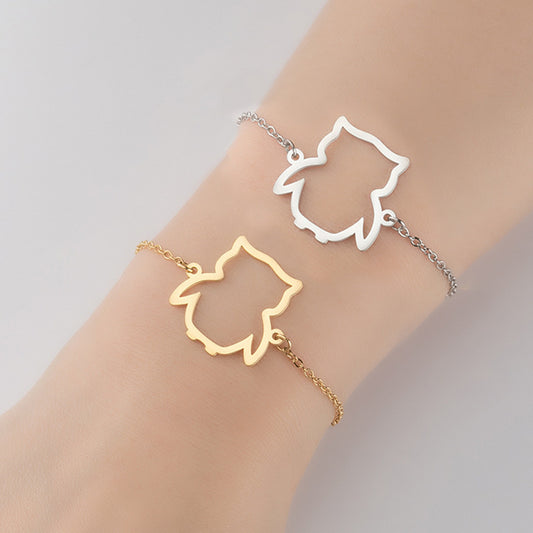 Sma Owl Pendant Bracelet